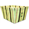 Giggles Large Fabric Storage Bin in Stripes