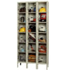 Safety-View Plus Stock Lockers - Five Tiers - 3 Sections (Unassembled)