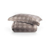 Rhythm Duvet Cover and Sham Set in Chocolate - King
