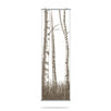 Timber Slat Hanging Panel in Chocolate - Left
