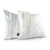 Cattails Throw Pillow in Ice - 24" x 13"