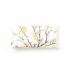 Ailanthus Throw Pillow in Wheat - 24" x 13"