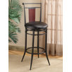 Midtown 30" Swivel Wood Back Bar Stool