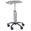 Anthro Small Carts Metal Bin for POC Cart in Silver Metallic