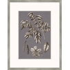 Buchoz Flowers on Gray Plum II Wall Art