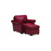 Maguire Leather Chaise Lounge