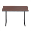 Smart Tables: 30" x 48" Rectangle Thermofused Melamine Conference Table With Fixed Bases