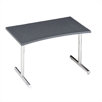 Smart Tables: 30" x 72" Concave Wave High-Pressure Laminate Table