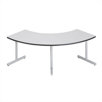 Smart Tables: 18" x 48" High-Pressure Laminate Arc Table Top