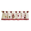 Raspberry Swirl Window Valance