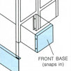 Front Bases - for Lockers with Legs