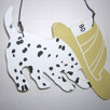 Fire Engine Fire Dog Wall Hanging