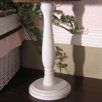 Pink Chocolate White Candlestick Lamp