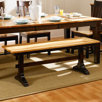 Country Hickory Kitchen Bench