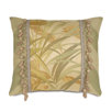 Antigua Polyester Insert Decorative Pillow with Beaded Trim