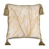 Antigua Polyester Hand-Painted Collier Sunshine Decorative Pillow with Tas