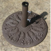 75 Pound European Design Cast Iron Umbrella Base