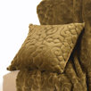 Arturo Scuplted Faux Fur Decorative Pillow in Chestnut