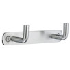 Beslagsboden Coat Rack with L-Shaped Hooks in Brushed Stainless Steel