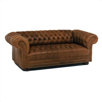 Chesterfield Leather Loveseat