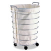 Jumbo Laundry Basket with Canvas Bag