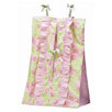 Flower Basket Diaper Stacker in Pink / Green