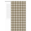 Bacati - Metro White/Chocolate Curtain Panel Houndstooth