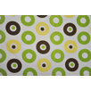 Mod Dots and Stripes Cotton Curtain Panel