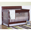 Kalani Cherry 4 in 1 Crib with Toddler Rail
