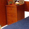 Utica 3 Drawer Nightstand