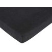 Animal Safari Collection Fitted Crib Sheet  - Black