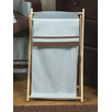 Blue and Chocolate Hotel Baby Laundry Hamper