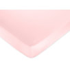 Pink and Khaki Camo Fitted Crib Sheet in Solid Pink