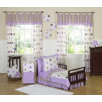 Mod Dots Purple 5 Pieces Toddler Bedding Set