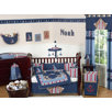 Nautical Nights Collection 9pc Crib Bedding Set 