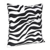 Zebra Turquoise Collection Decorative Pillow 