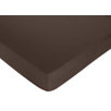 Pink and Chocolate Hotel Baby Fitted Crib Sheet - Solid Brown