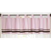 Pink and Chocolate Hotel Baby Window Valance