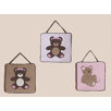 Teddy Bear Pink Wall Hangings