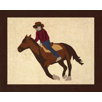 Wild West Cowboy Accent Floor Rug