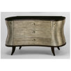 Cabinet in Distressed Metallic Tin