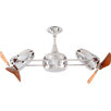 36" Duplo Dinamico 3 Wooden Blade Rotational Ceiling Fan