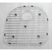 Stainless Steel Sink Grid with Black Rubber Feet (15.75" x 16.125" x 1") in Satin