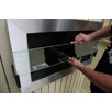 Glass Insert for Square Fireplace