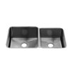 Classic 35" x 19.5" Undermount Stainless Steel Double Bowl Kitchen Sink
