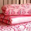 Luxe Pink Fitted Crib Sheets