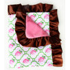 Boutique Rose Lattice Ruffle Blanket