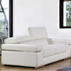 Emilia Grain Leather Loveseat
