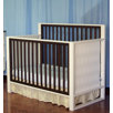 Moderno 4-in-1 Convertible Crib in White / Espresso