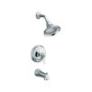 Bancroft Rite-Temp Pressure-Balancing Bath and Shower Faucet Trim  with Diverter Spout